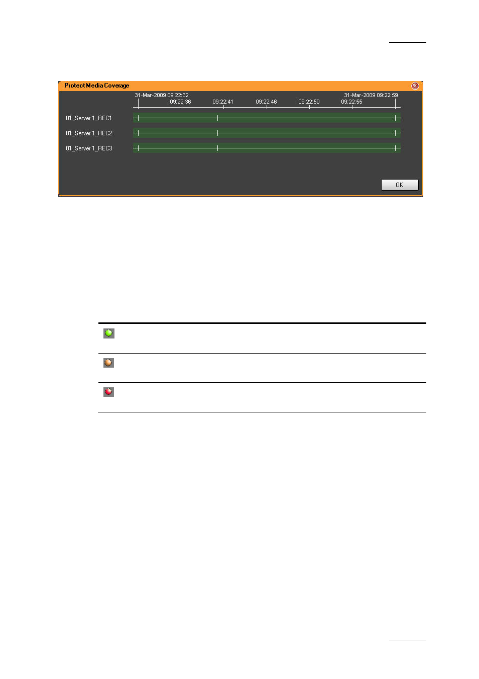 3 protect media status, Protect media status, Rotect | Edia, Tatus | EVS IPDirector Version 5.8 - July 2010 Part 2 User's Manual User Manual | Page 48 / 93
