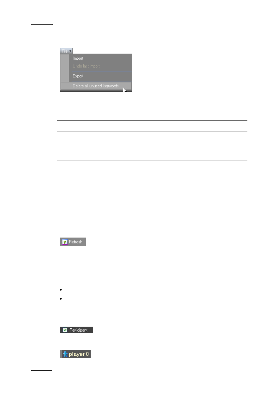 2 keyword list file menu, 3 keyword list refresh option, 4 keyword types | Keyword list file menu, Keyword list refresh option, Keyword types, Eyword, Efresh, Ption, Ypes | EVS IPDirector Version 5.8 - July 2010 Part 2 User's Manual User Manual | Page 67 / 93