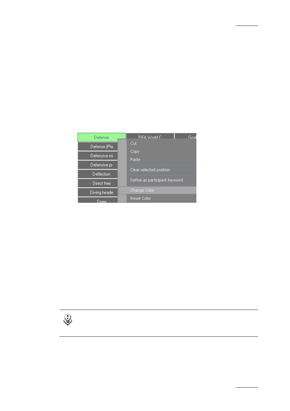 9 how to set keyword cell colour, How to set keyword cell colour, Ow to | Eyword, Olour | EVS IPDirector Version 5.8 - July 2010 Part 2 User's Manual User Manual | Page 80 / 93