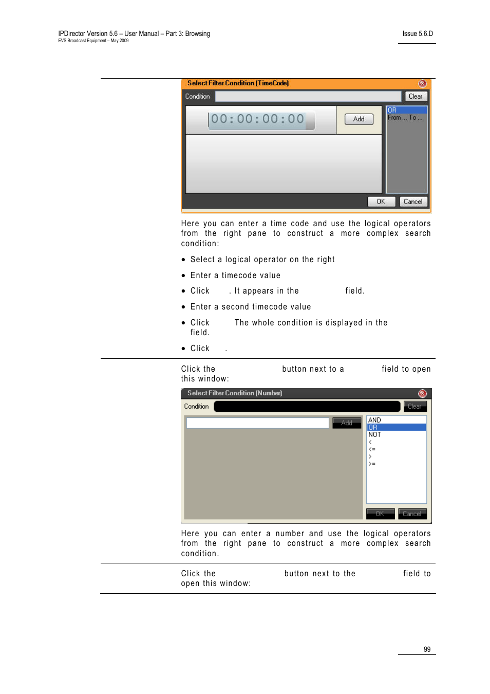 EVS IPDirector Version 5.6 - May 2009 Part 3 User's Manual User Manual | Page 110 / 131