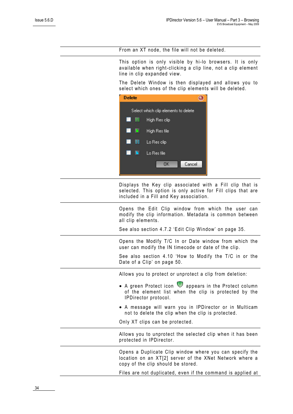 EVS IPDirector Version 5.6 - May 2009 Part 3 User's Manual User Manual | Page 45 / 131