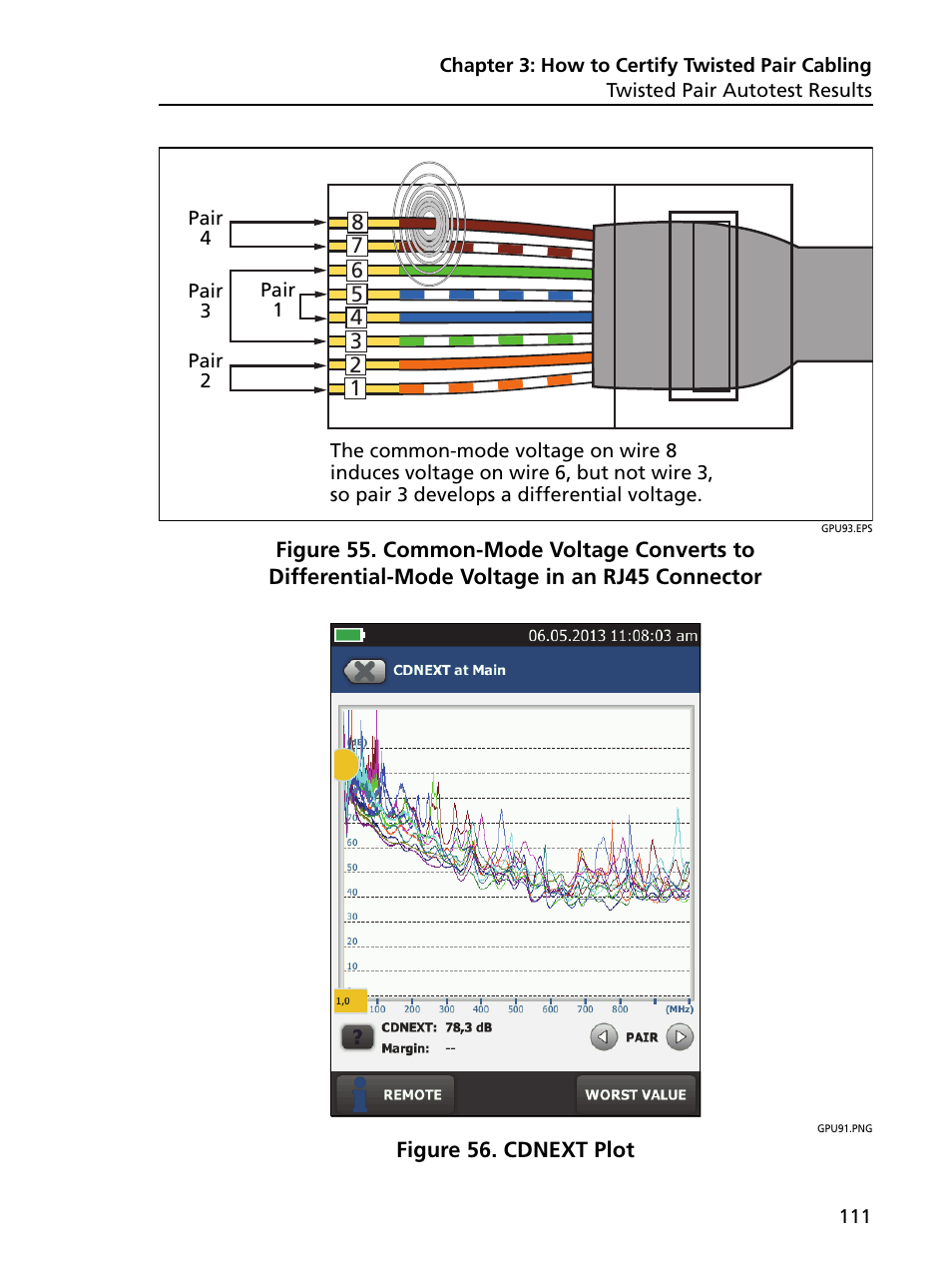 Cdnext plot | Fluke Networks CertiFiber Pro Users Manual User Manual | Page 133 / 440