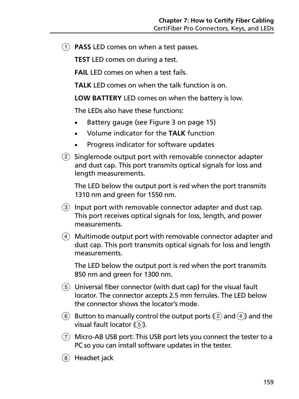 Fluke Networks CertiFiber Pro Users Manual User Manual | Page 181 / 440