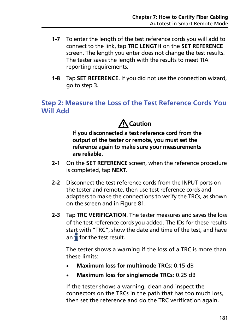 Fluke Networks CertiFiber Pro Users Manual User Manual | Page 203 / 440