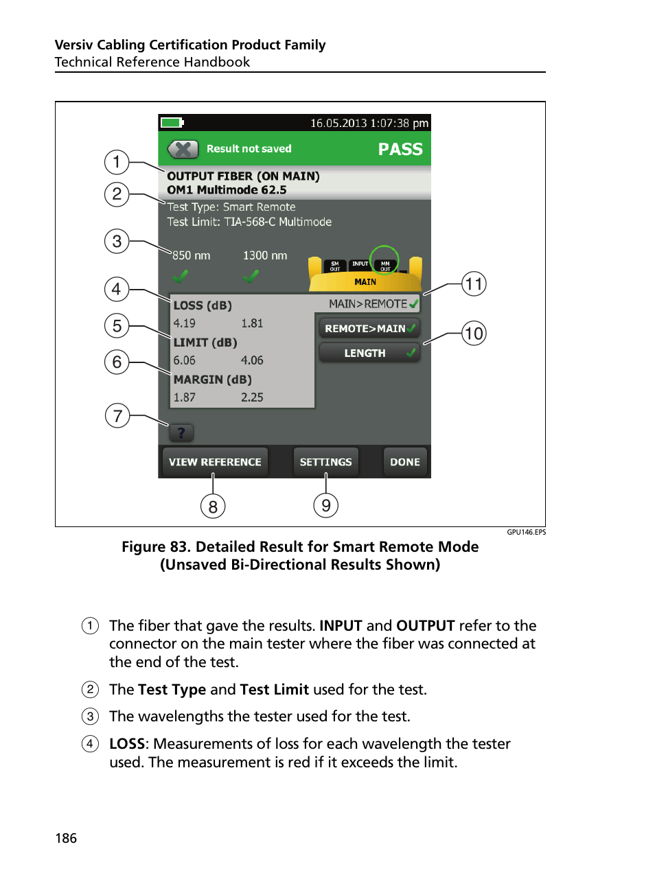 Fluke Networks CertiFiber Pro Users Manual User Manual | Page 208 / 440