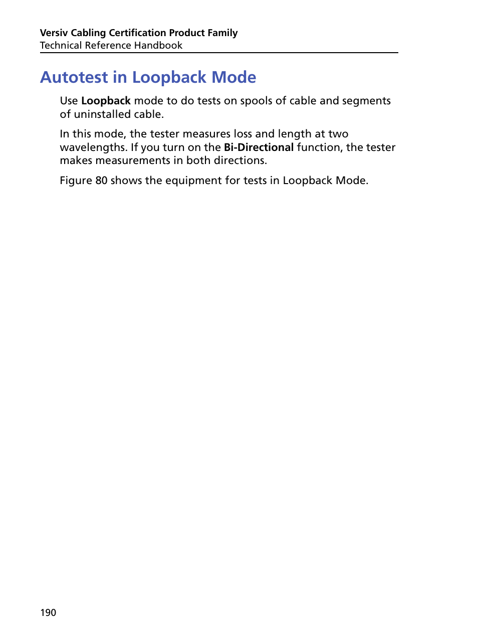 Autotest in loopback mode | Fluke Networks CertiFiber Pro Users Manual User Manual | Page 212 / 440