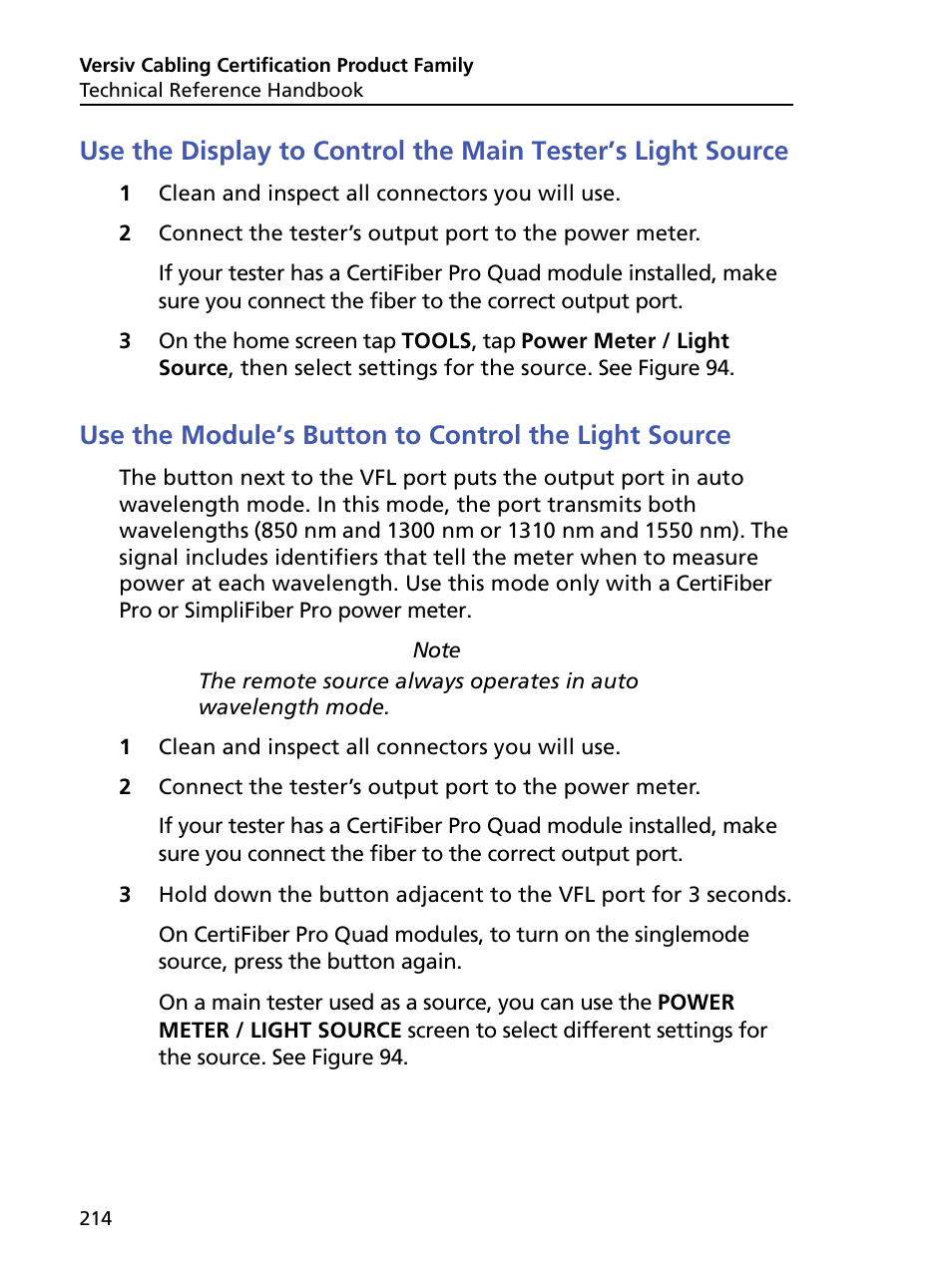 Fluke Networks CertiFiber Pro Users Manual User Manual | Page 236 / 440
