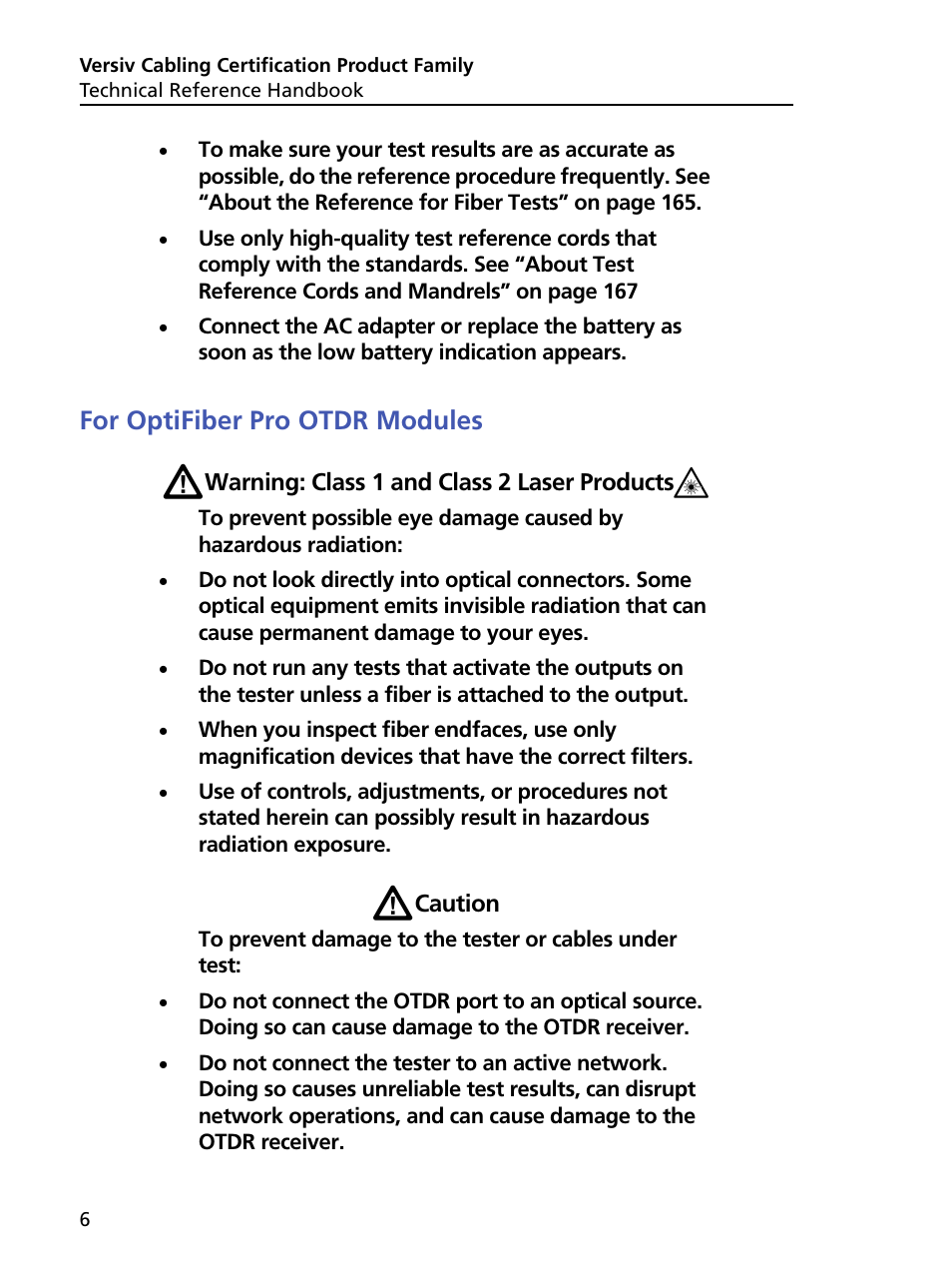 For optifiber pro otdr modules | Fluke Networks CertiFiber Pro Users Manual User Manual | Page 28 / 440