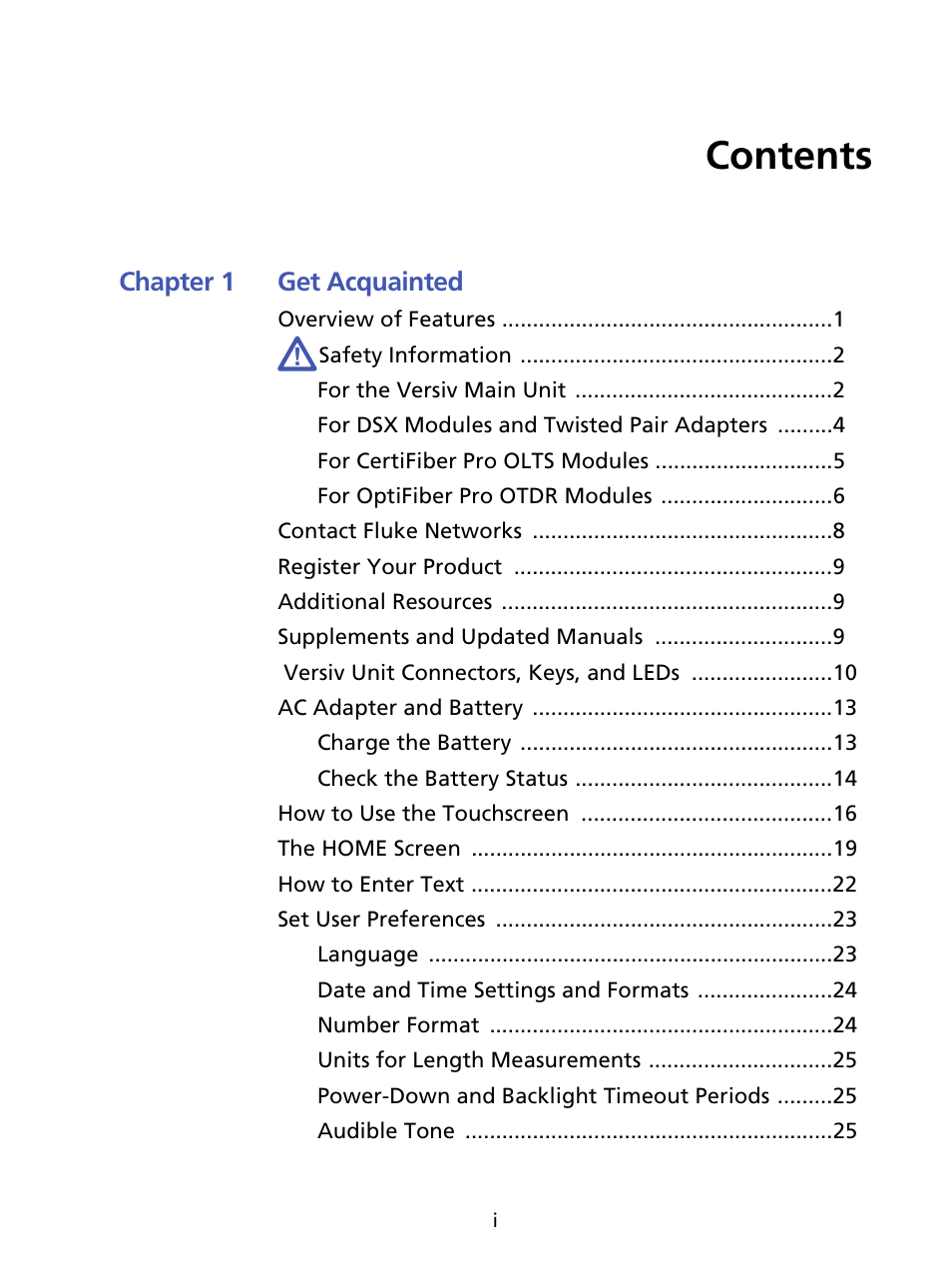 Fluke Networks CertiFiber Pro Users Manual User Manual | Page 3 / 440