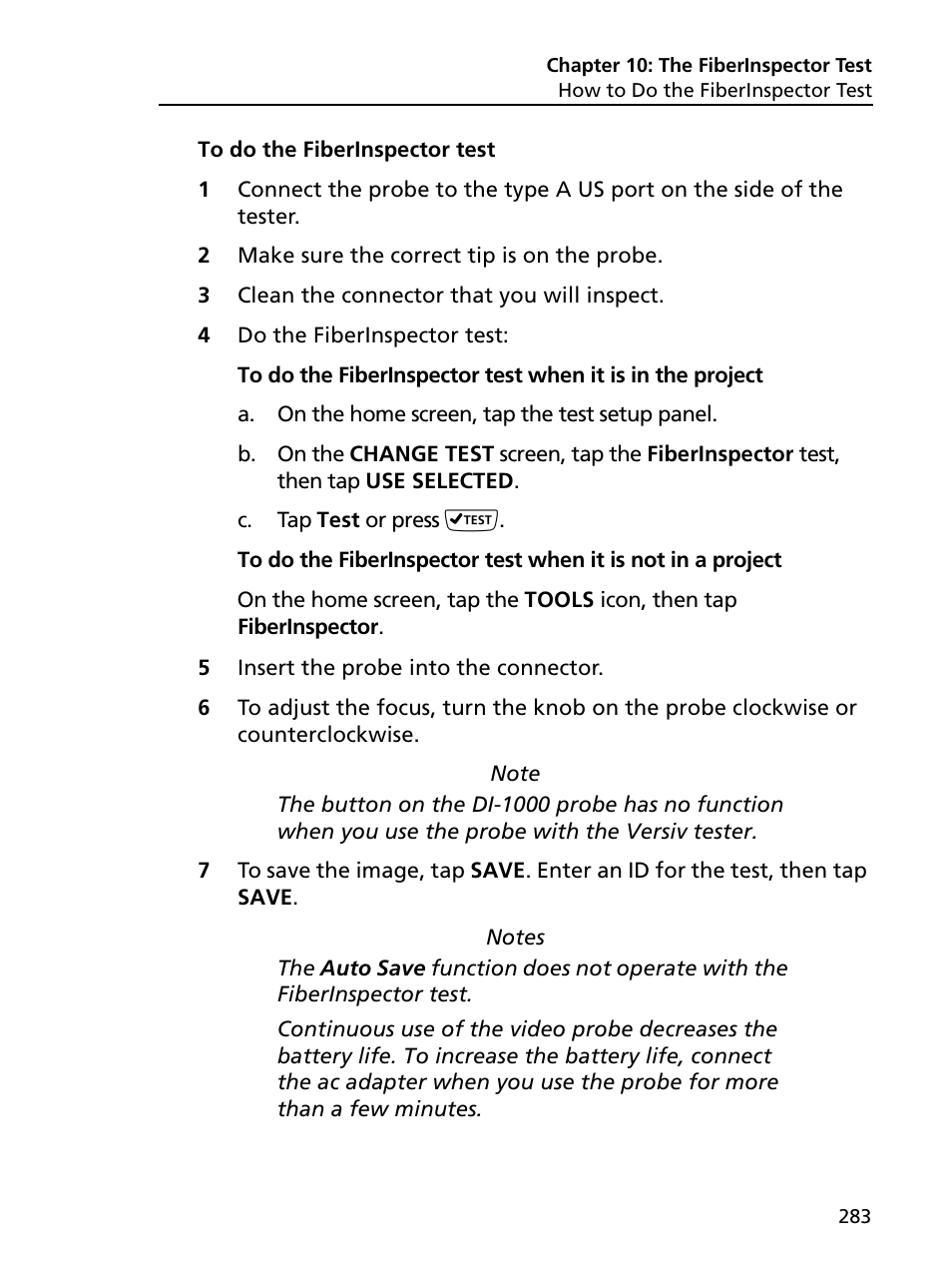 Fluke Networks CertiFiber Pro Users Manual User Manual | Page 305 / 440