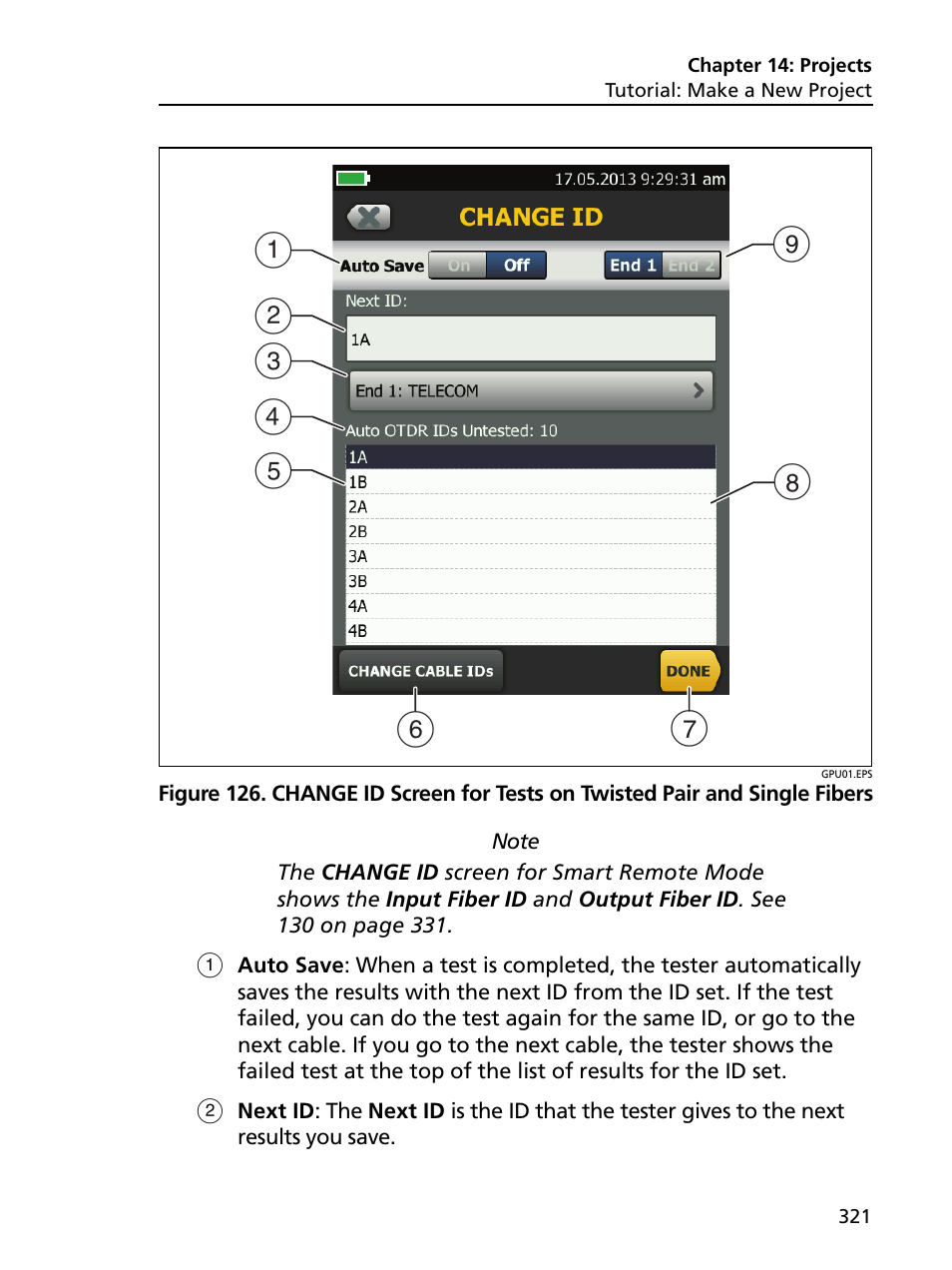 Figure 126, In figure 126) | Fluke Networks CertiFiber Pro Users Manual User Manual | Page 343 / 440