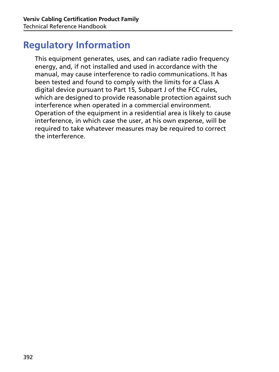 Regulatory information | Fluke Networks CertiFiber Pro Users Manual User Manual | Page 414 / 440
