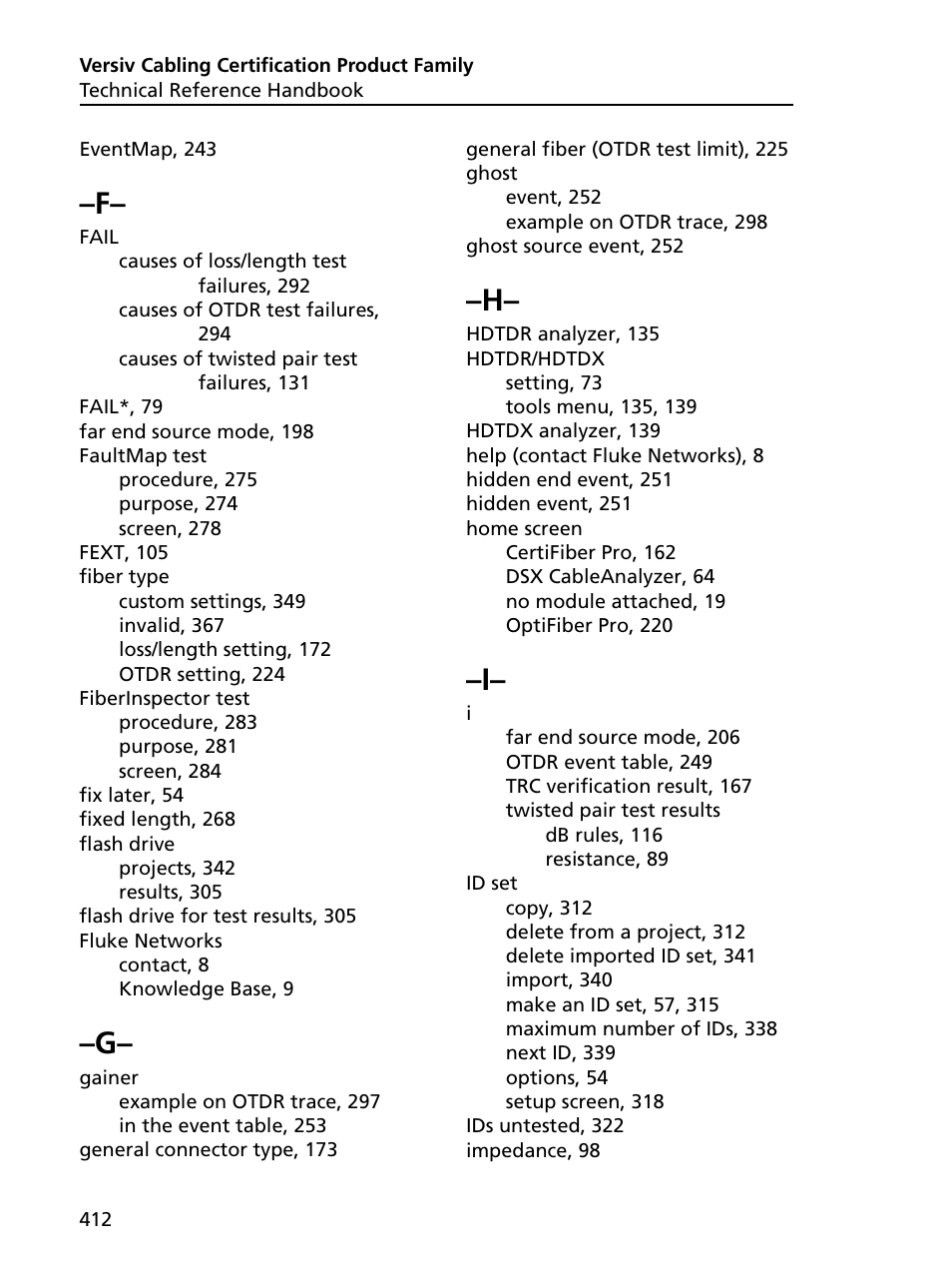 Fluke Networks CertiFiber Pro Users Manual User Manual | Page 434 / 440