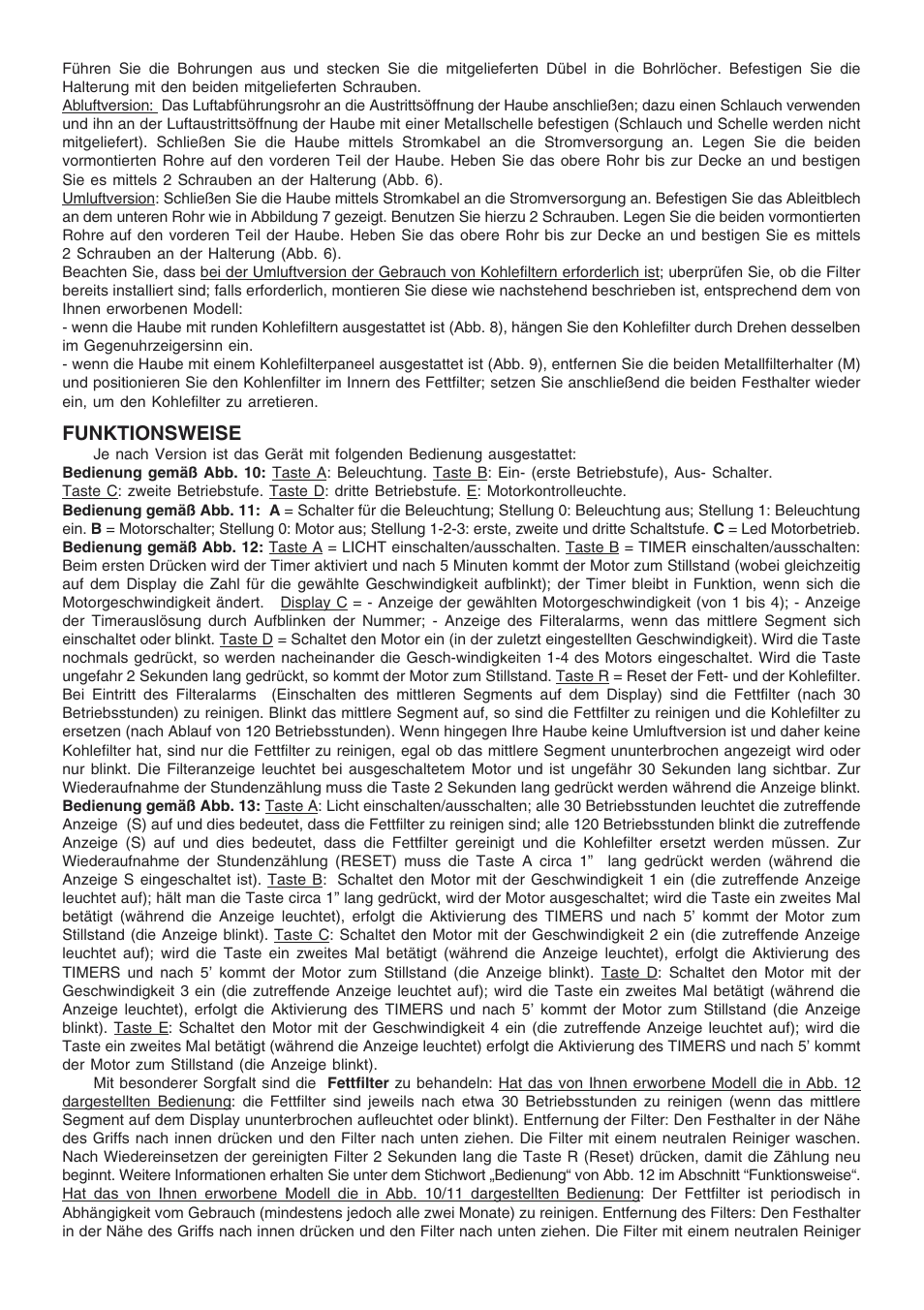 Funktionsweise | Zanussi ZHC 911 N 1 User Manual | Page 3 / 8