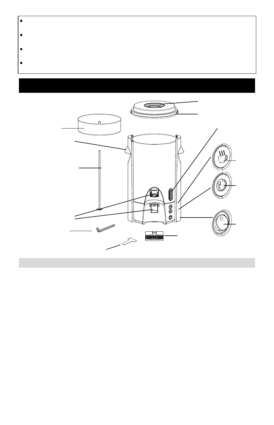 Guarde estas instrucciones | Focus Foodservice COMMERCIAL COFFEEMAKERS es User Manual | Page 18 / 24