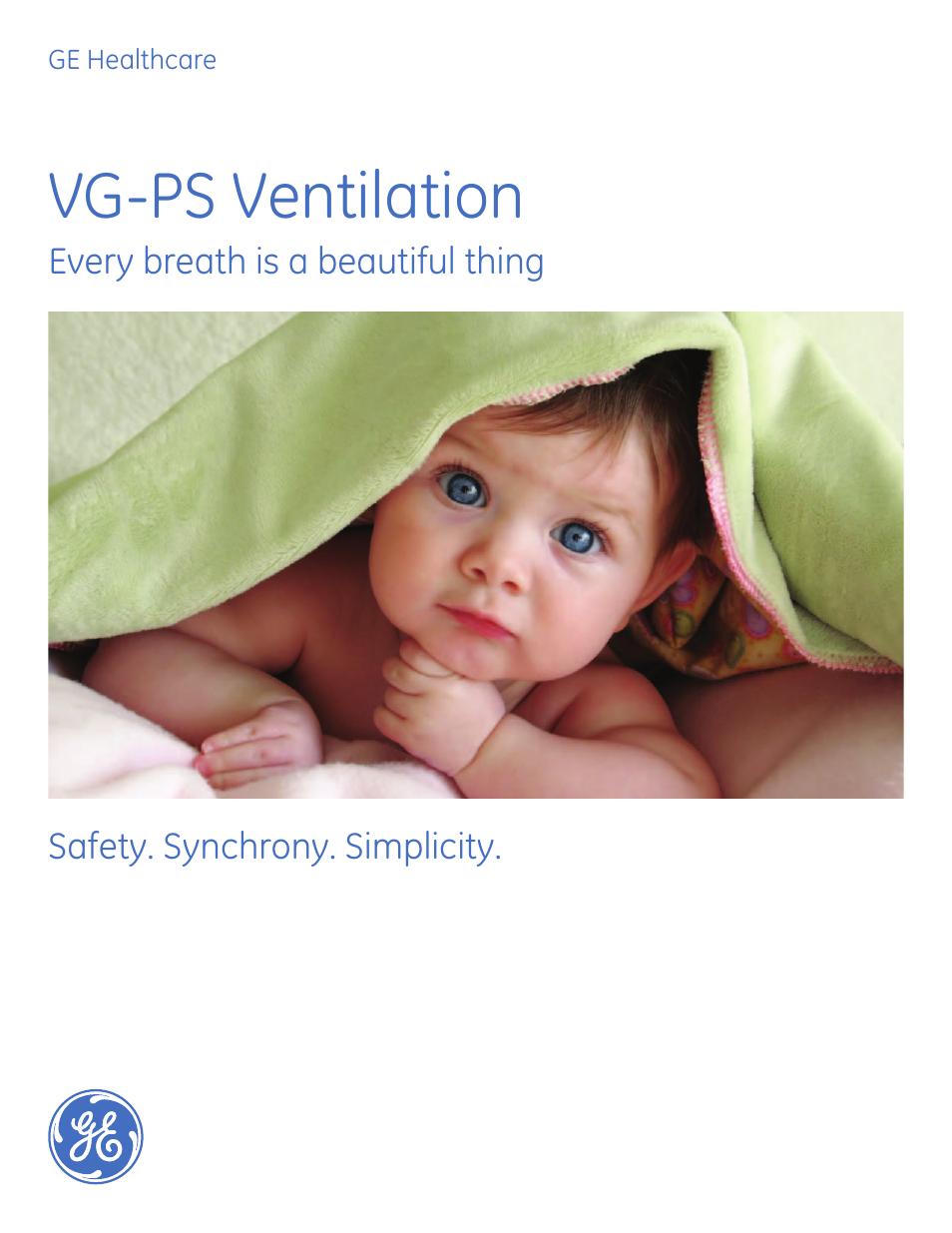 GE Healthcare VG-PS Ventilation User Manual | 4 pages