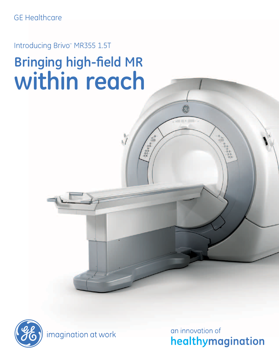 GE Healthcare Brivo MR355 1.5T User Manual | 7 pages