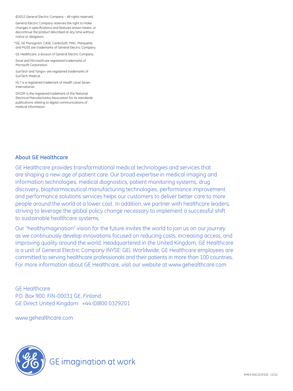 GE Healthcare CASE User Manual | Page 5 / 5