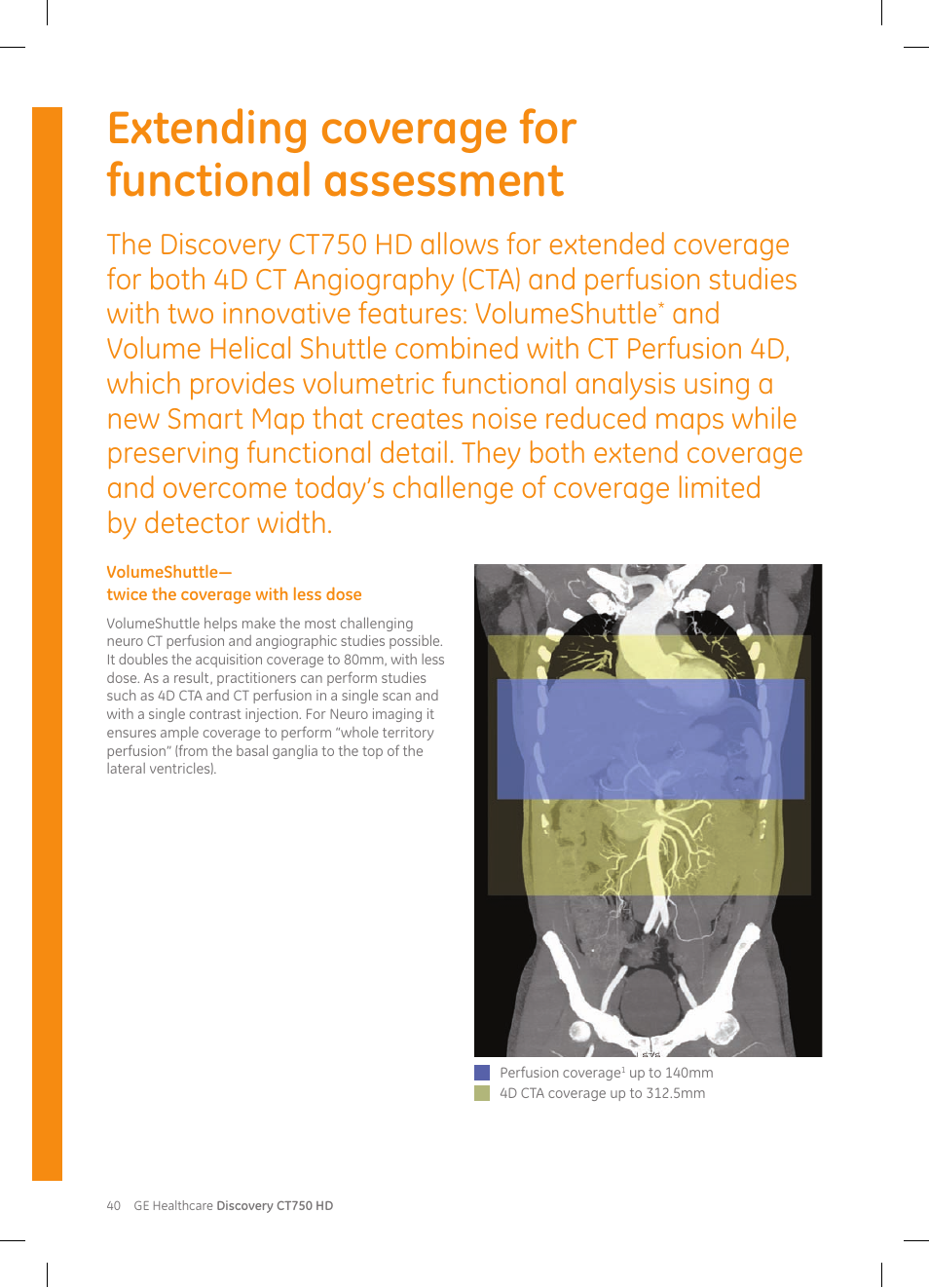 Extending coverage for functional assessment | GE Healthcare Discovery CT750 HD User Manual | Page 40 / 49