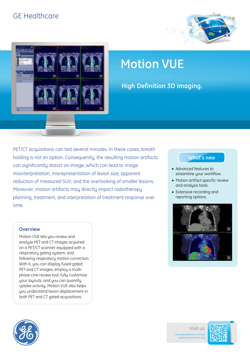 GE Healthcare Motion VUE User Manual | 2 pages