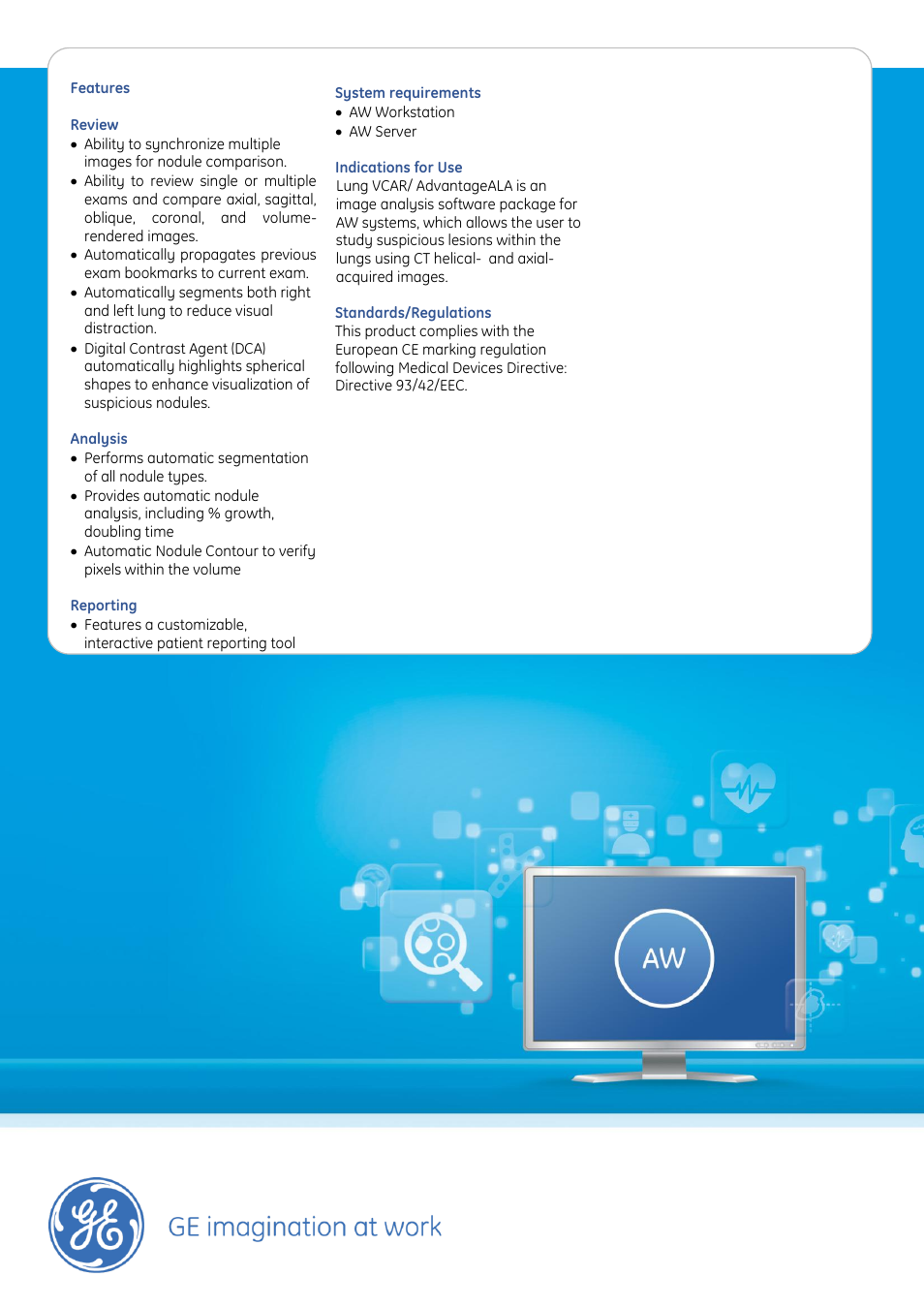 GE Healthcare Lung VCAR User Manual | Page 2 / 2