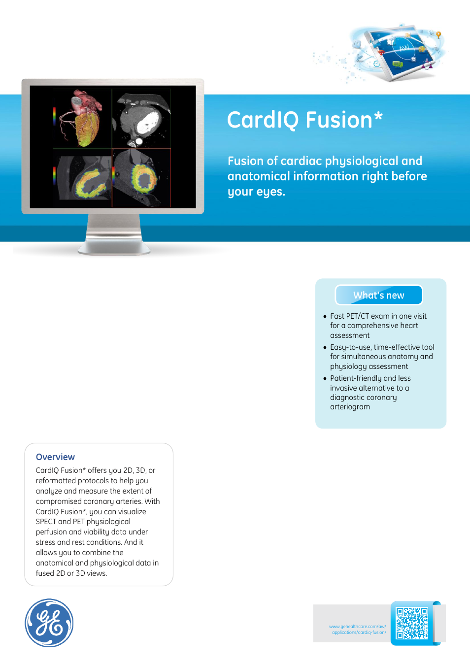 GE Healthcare CardIQ Fusion User Manual | 3 pages