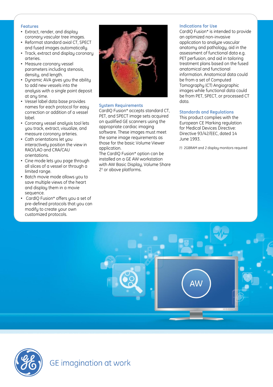 GE Healthcare CardIQ Fusion User Manual | Page 2 / 3