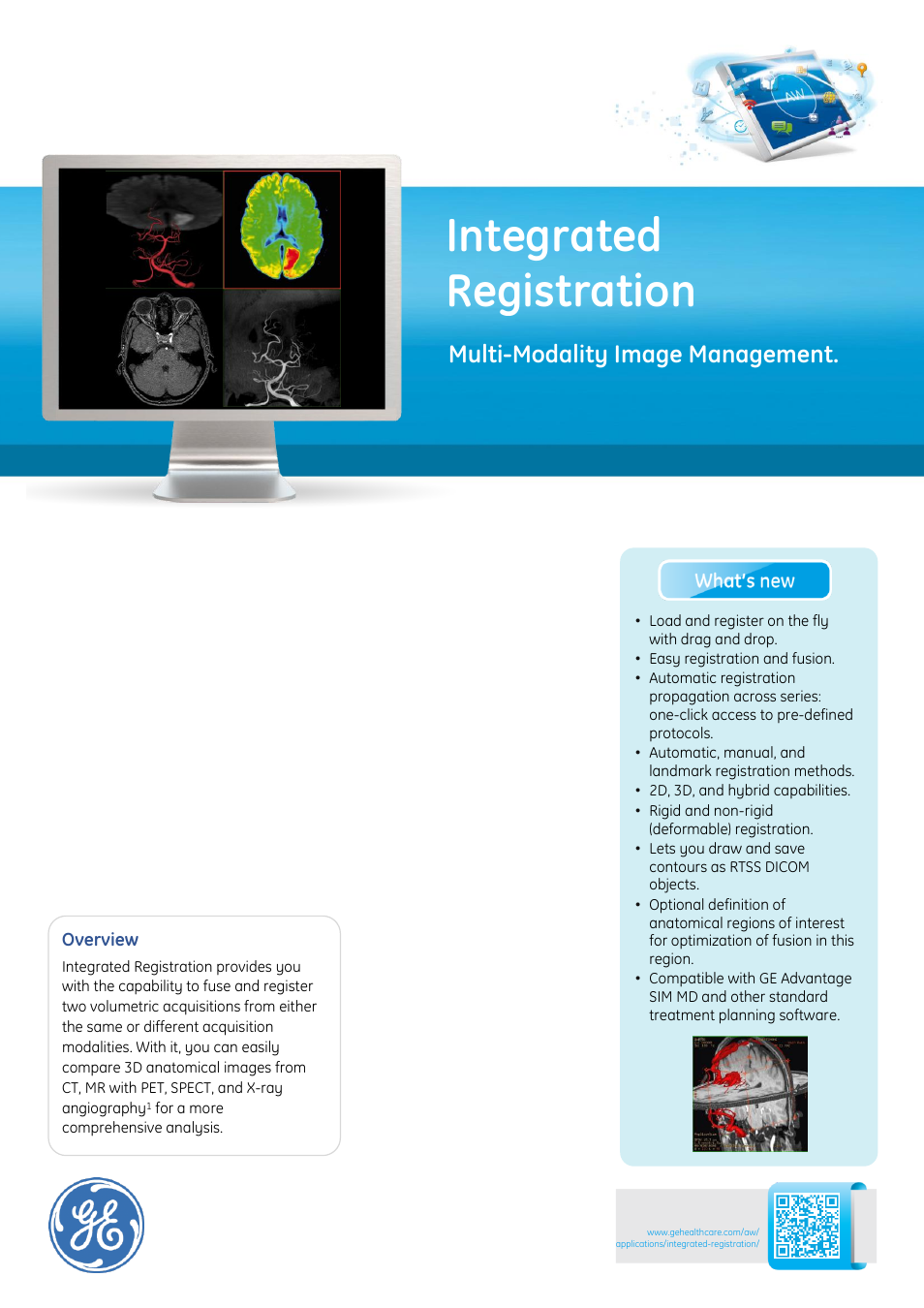 GE Healthcare Integrated Registration User Manual | 2 pages