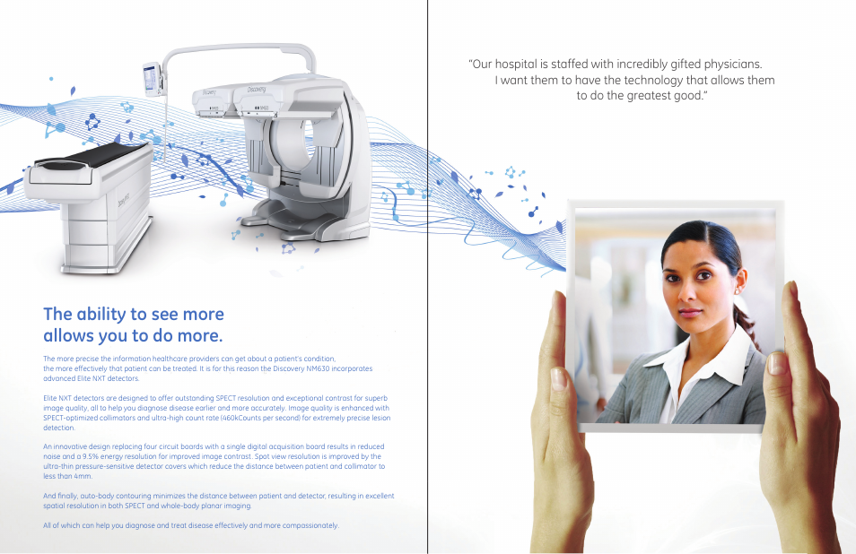 The ability to see more allows you to do more | GE Healthcare Discovery NM630 User Manual | Page 5 / 7