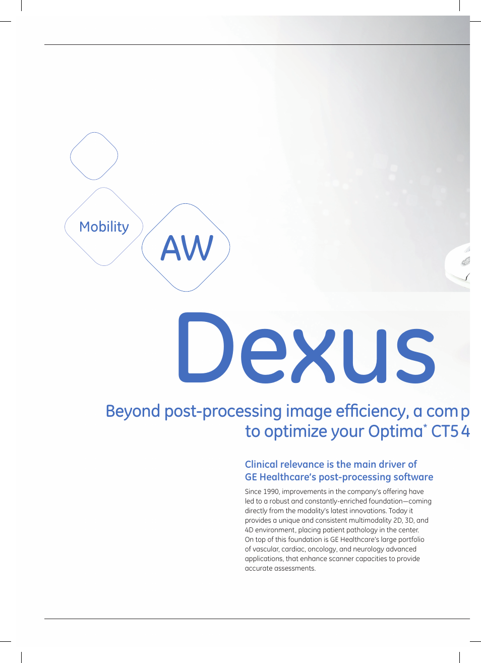 Dexus | GE Healthcare Optima CT540 User Manual | Page 18 / 20