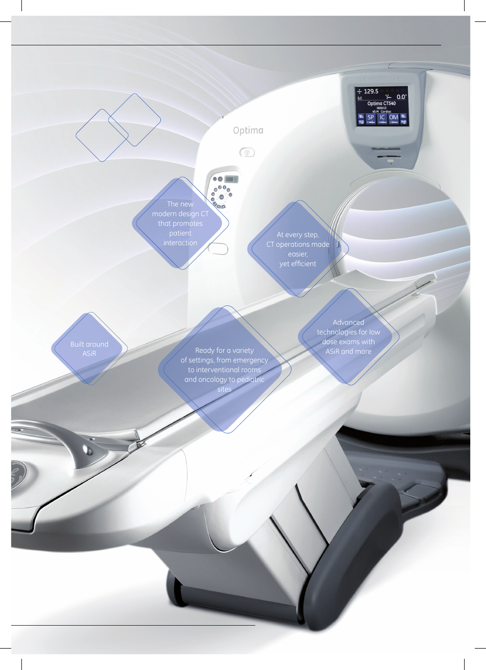 Optima ct540 is ready when you are | GE Healthcare Optima CT540 User Manual | Page 3 / 20