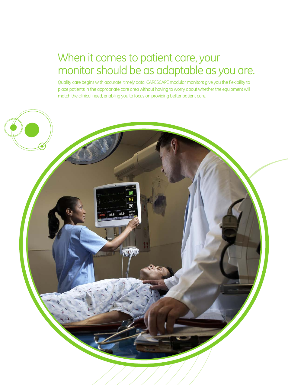 GE Healthcare CARESCAPE Modular Monitors User Manual | Page 4 / 12