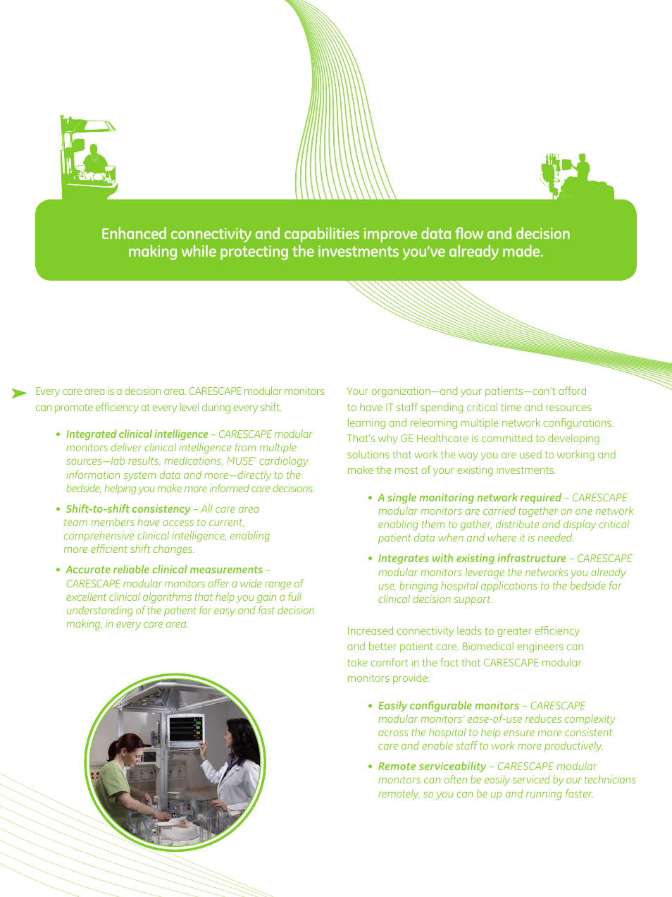 GE Healthcare CARESCAPE Modular Monitors User Manual | Page 6 / 12