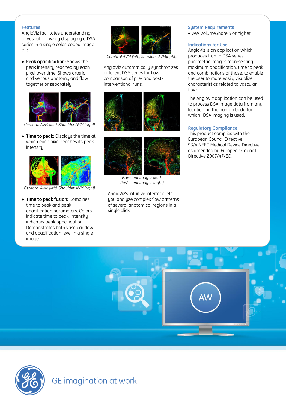 GE Healthcare AngioViz User Manual | Page 2 / 2