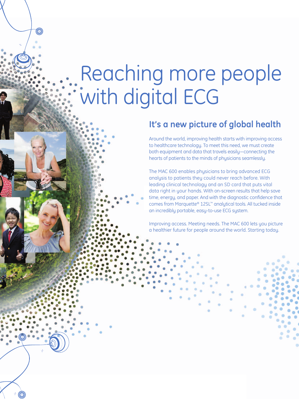 Reaching more people with digital ecg | GE Healthcare MAC 600 ECG User Manual | Page 2 / 6