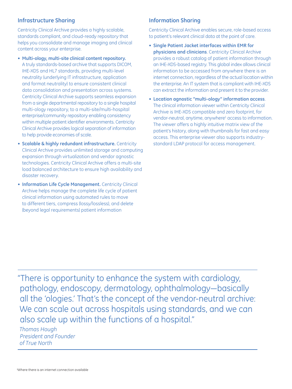 GE Healthcare Centricity Clinical Archive User Manual | Page 5 / 8