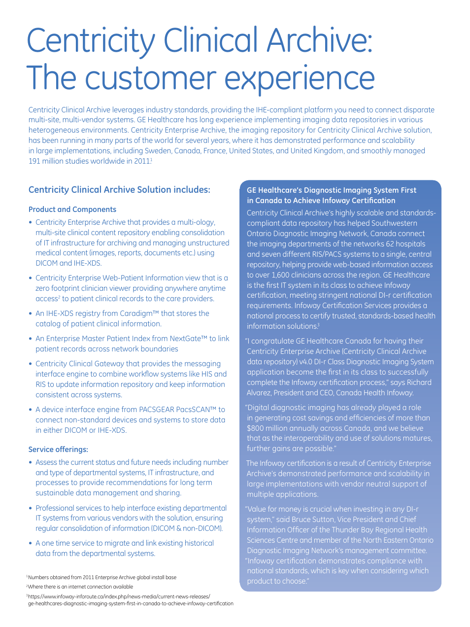 GE Healthcare Centricity Clinical Archive User Manual | Page 6 / 8