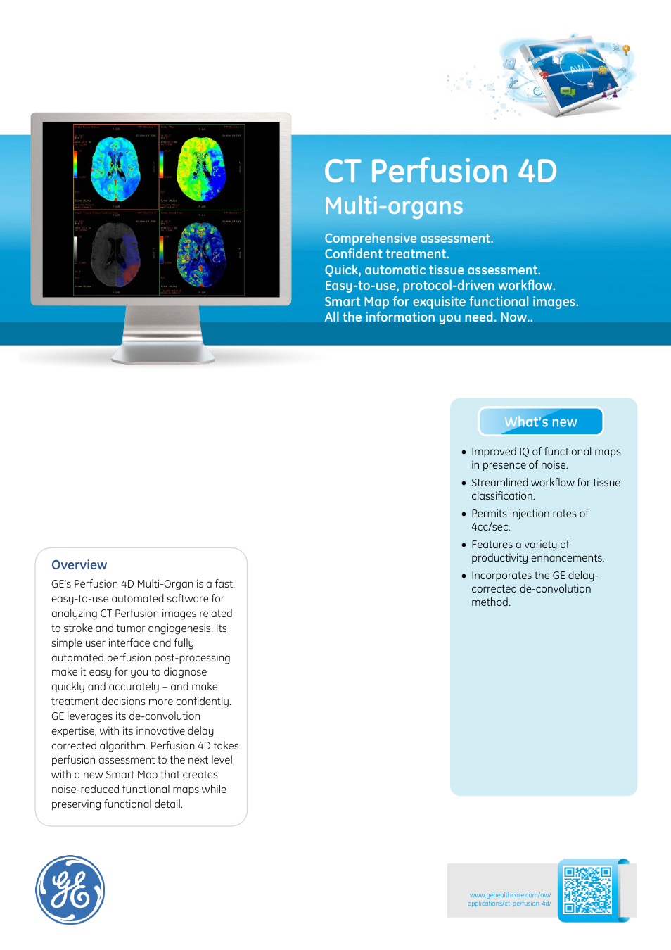 GE Healthcare CT Perfusion 4D Multi-Organs User Manual | 2 pages