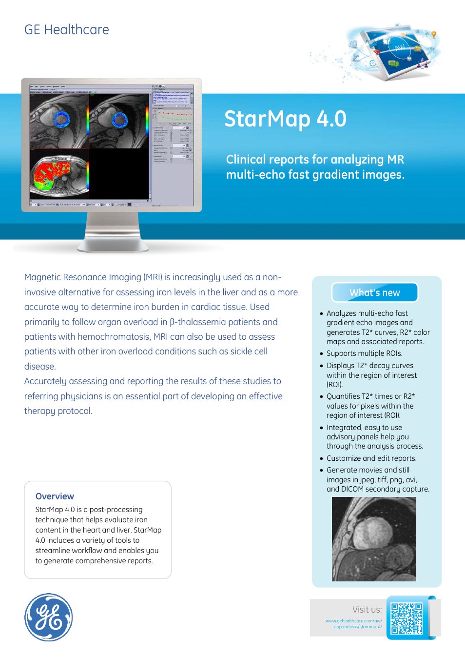 GE Healthcare StarMap 4.0 User Manual | 2 pages