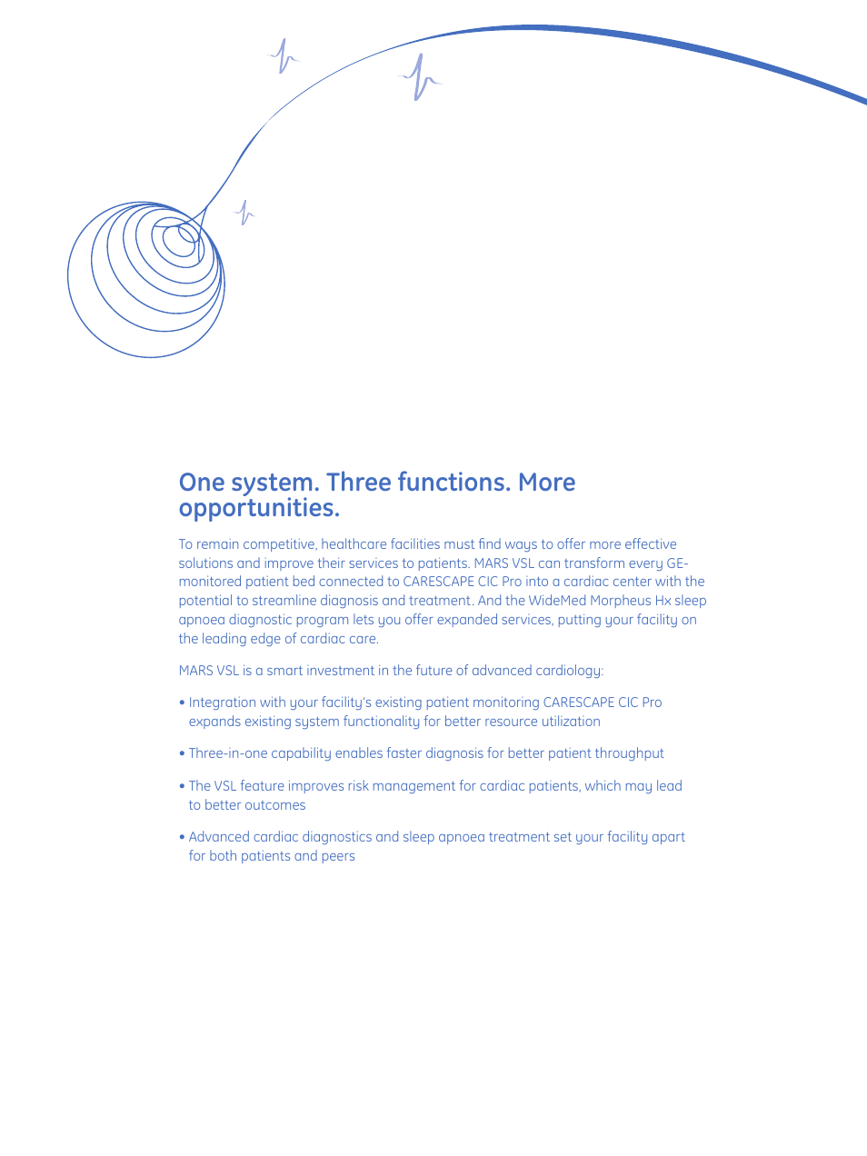 One system. three functions. more opportunities | GE Healthcare MARS VSL User Manual | Page 7 / 8