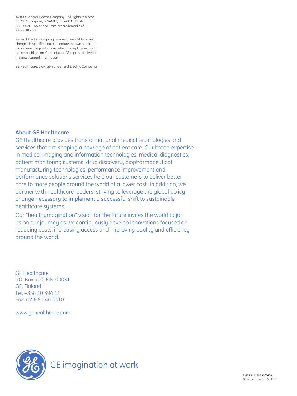 GE Healthcare GE DINAMAP SuperSTAT Algorithm User Manual | Page 6 / 6