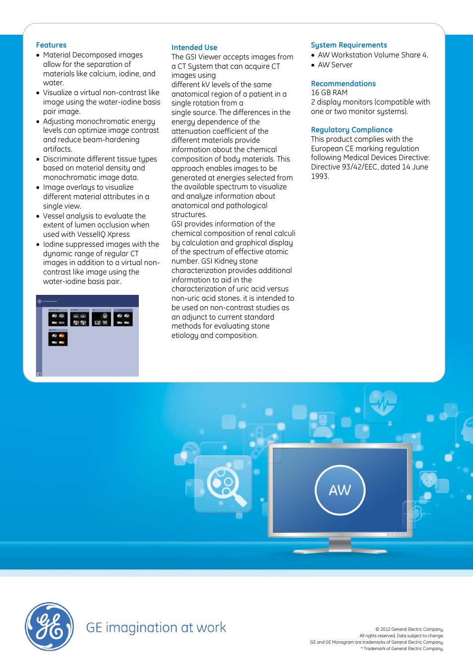 GE Healthcare GSI Viewer User Manual | Page 2 / 2
