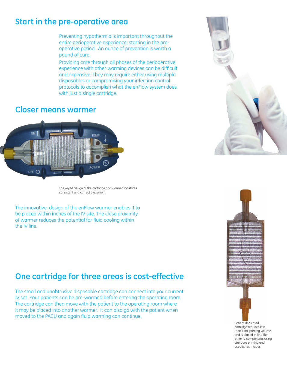 GE Healthcare enFlow IV Fluid and Blood Warmer - Brochure User Manual | Page 3 / 4