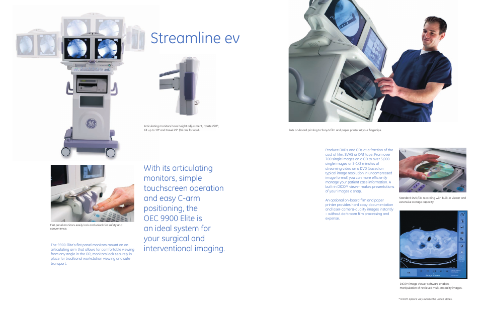 Streamline every procedure | GE Healthcare OEC 9900 Elite User Manual | Page 12 / 14