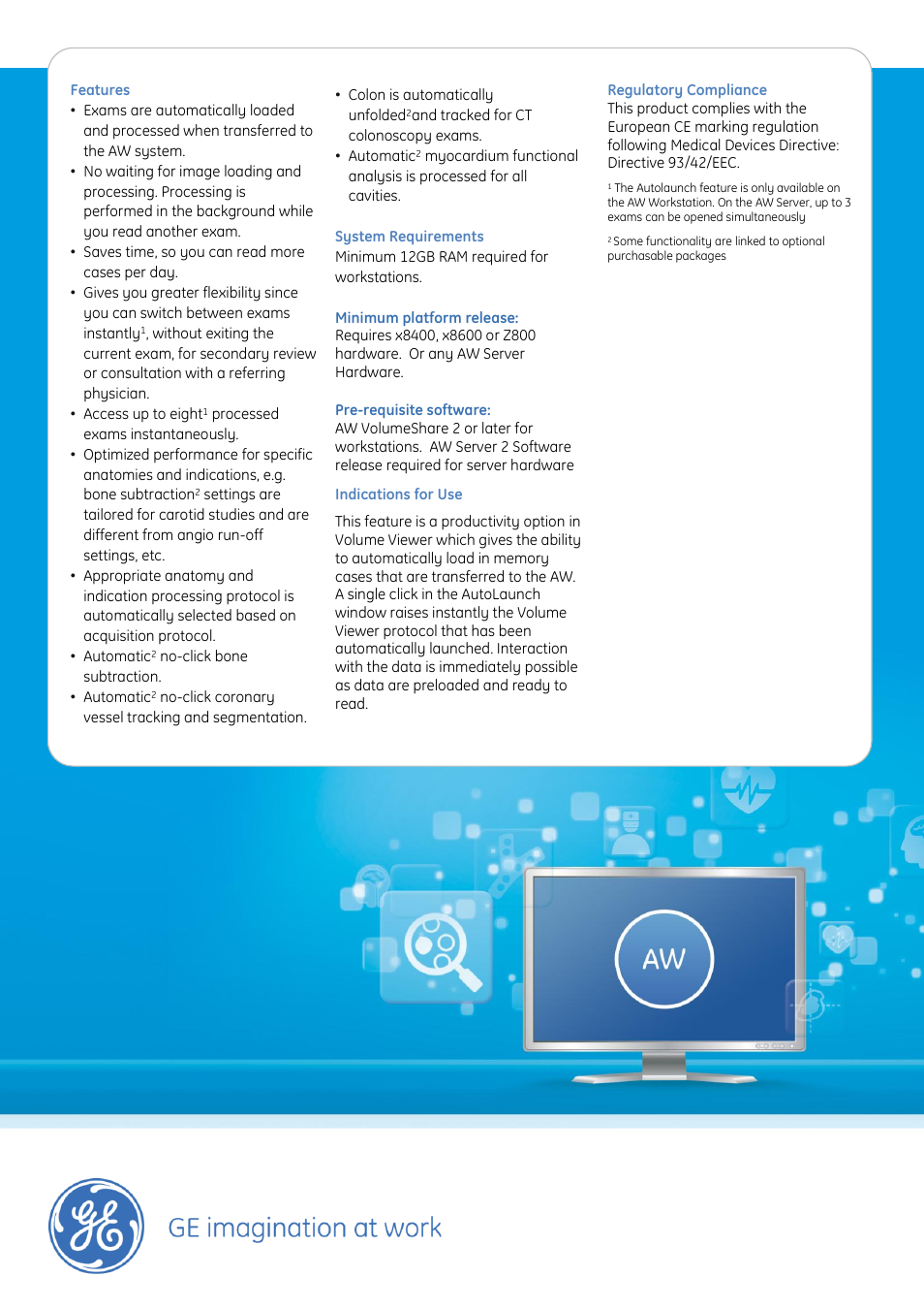 GE Healthcare Preprocessing User Manual | Page 2 / 2