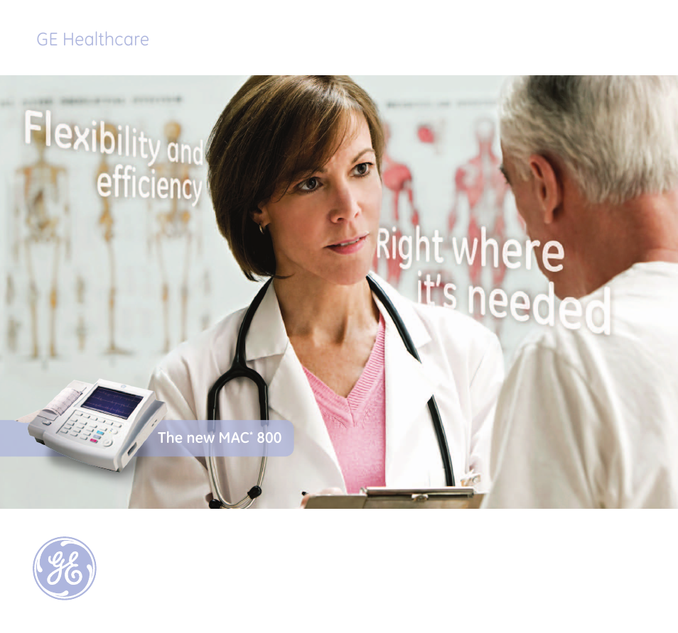 GE Healthcare MAC 800 ECG User Manual | 6 pages