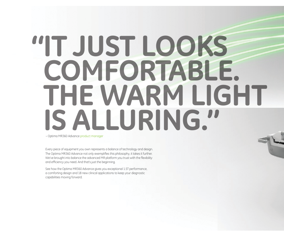 GE Healthcare Optima MR360 1.5T Advance User Manual | Page 2 / 18