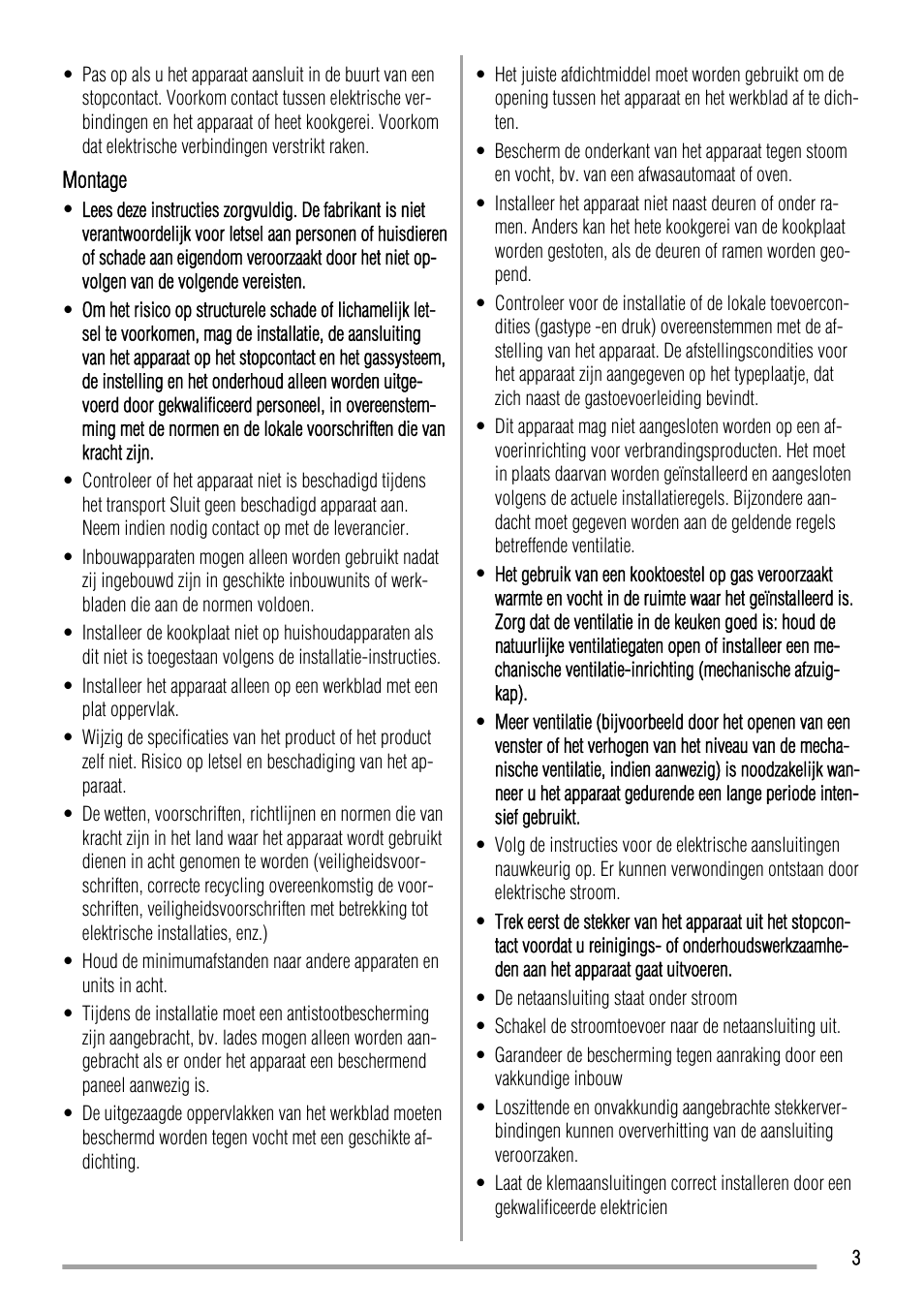 Zanussi ZGL 643 ITX User Manual | Page 3 / 52