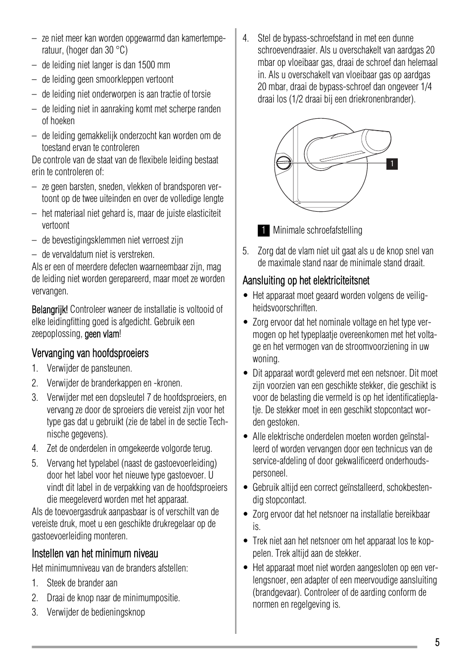 Zanussi ZGL 643 ITX User Manual | Page 5 / 52