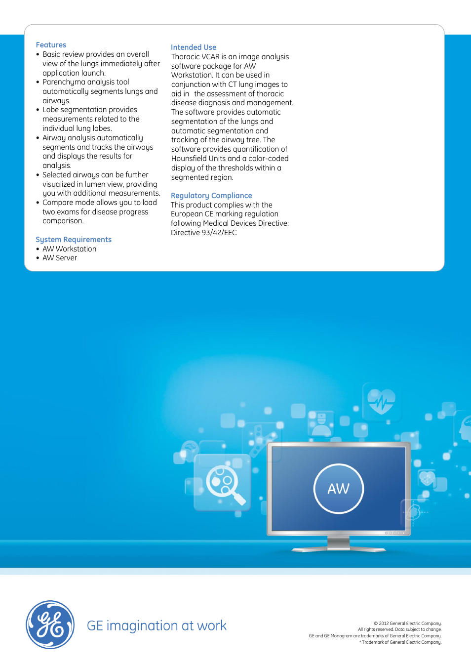 GE Healthcare Thoracic VCAR User Manual | Page 2 / 2